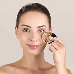 Масажер для очей GESKE Cool & Warm Eye Massager 7 в 1 сірий - мініатюра 9
