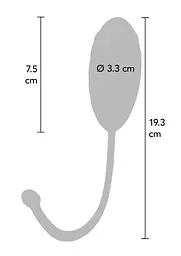 Віброяйце ToyJoy Ivy Lily Remote Egg, 19.3 см (рожевий) - мініатюра 9