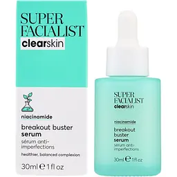 Сироватка для обличчя відновлювальна Super Facialist Clear Skin Breakout Buster Serum 30мл