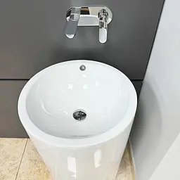 Умивальник VBI Matera white підлоговий VBI-019001, Білий - мініатюра 2