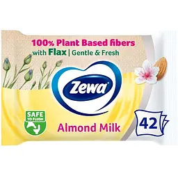 Туалетний папір Zewa Almond Milk Moist вологий 42 шт. - мініатюра 2