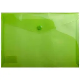 Папка-конверт BUROMAX на кнопці А5 салатова BM.3936-15