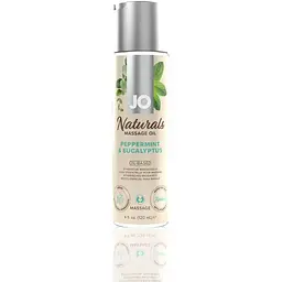Масажна олія System JO - Naturals Massage Oil - Peppermint & Eucalyptus 120 мл
