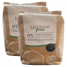 ЕКО підгузки-трусики LILLYDOO Green 5 (12-17 кг), 42 шт