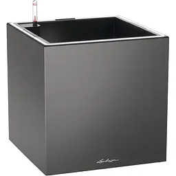 Вазон Lechuza Canto Premium Low LED 40 антрацитовий металiк (13783)