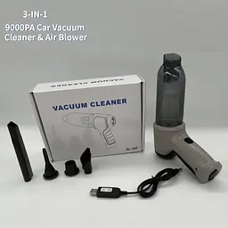Автомобільний акумуляторний пилосос Vacuum Cleaner HL-107 з насадками - мініатюра 2