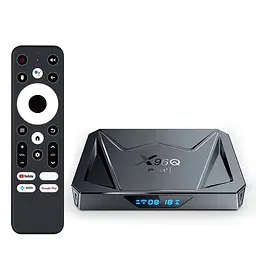 Смарт ТВ приставка X96Q Pro+ Plus 4/64 Гб Smart TV Box Android 14 - мініатюра 1