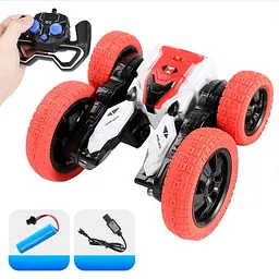 Машинка на радіокеруванні SHT DW02A Trick and Flip RC Car 2.4G Red - мініатюра 2