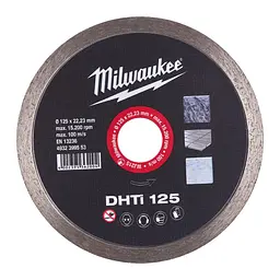 Диск алмазний MILWAUKEE, DHTI 125, діаметр 125мм - мініатюра 2