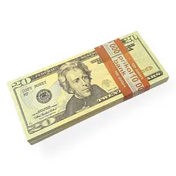 Купюри сувенірні номіналом 20 доларів США 100 шт. - мініатюра 6