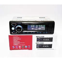 Автомагнітола UKC MP3-3200 1Din магнітола з пультом Bluetooth 4x50W - мініатюра 3