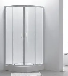 Душова кабіна Eger Tisza 80x80 скло Zuzmara 599-020, матовий, білий - мініатюра 3
