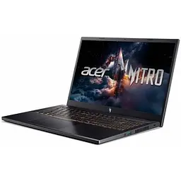 Ноутбук Acer Nitro V15 FHD 15. 6 дюймів Intel Core i5- 13420H 16GB 512GB SSD RTX 5050 Free Dos Obsidian Black - мініатюра 3