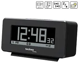 Годинник настільний Technoline Black (WT295) - мініатюра 3