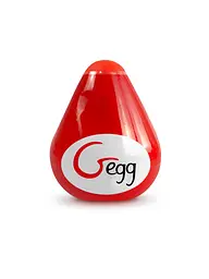 Мастурбатор-яйце Gegg Red, 6.5х5 см - мініатюра 8