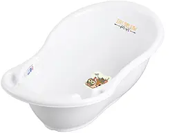 Ванна дитяча Tega Baby зі зливом Wild&Free Little Deer 86 см white pink