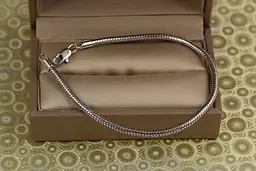 Браслет Xuping Jewelry пандора 18,5 см 2,5 мм сріблястий
