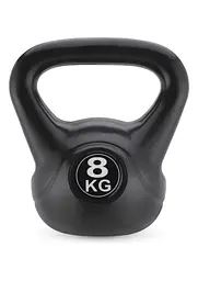 Гиря вінілова Gymtek 8кг чорний
