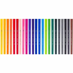 Набір лінерів-пензлів Bruynzeel BRUSHPEN двосторонніх 24кол - мініатюра 2