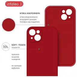 Чохол до мобільного телефона Intaleo SoftShell Apple iPhone 14 Plus Red (1283126557705) - мініатюра 5