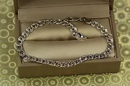 Браслет Xuping Jewelry лав 19,5 см 4,5 мм сріблястий