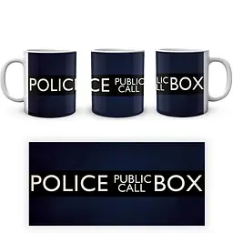Кухоль GeekLand Doctor Who Тардіс Police Box DW.02.353 330 мл білий - мініатюра 3