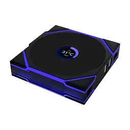 Кулер до корпусу Lian Li UNI Fan TL WIRELESS LCD 120-3, Black (G99.12TLLCD1W3B.00) - мініатюра 10