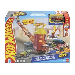 Ігровий набір Hot Wheels Пожежно-рятувальна суперстанція (JHL95) - мініатюра 7