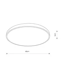 Світильник Nowodvorski 10979 Agnes Round Led Pro 1x32W 3000K 2800Lm IP44 Wh - мініатюра 2