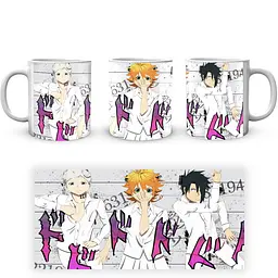 Кухоль GeekLand The Promised Neverland Обіцяний Неверленд Норман Емма Рей jojo pose NV 02.450 330 мл білий - мініатюра 3