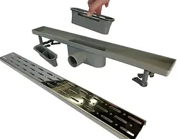 Душовий канал Maxiflow Classic Line 60 см решітка Дощ 4012.0Y050K.060.1 - мініатюра 3
