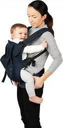 Рюкзак-кенгуру MoMi Collete Navy Blue, темно-синій (NOSI00002) - мініатюра 4
