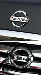 Емблема решітки задня для Nissan Хром 140х120 мм Пластик (Завод) - мініатюра 4