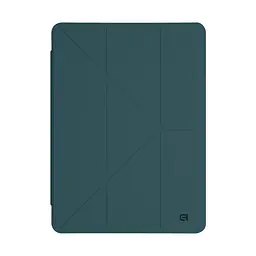 Чохол-книжка для планшета Apple iPad 10.9 (2022) A2696/A2757/A2777/10.9 (2024)/11 (2025) A16, Y-Type PEN, зелений, магнітний, з тримачем для стилуса, протиударний, обкладинка з функцією підставки, екошкіра + ТПУ, функція автоматичного пробудження/сну