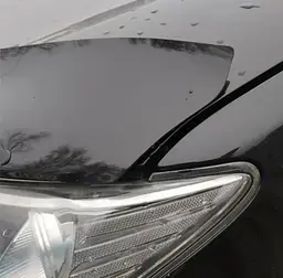 Дефлектор капоту мухобійка для Toyota RAV4 2006-2010 Євро Кріплення (Vip Tuning) - мініатюра 4