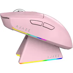 Миша Ajazz AJ139 V2 MC Wireless/Bluetooth/USB Pink Charging Dock (AJ139-V2-MC-Pink) - мініатюра 5