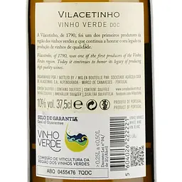 Вино Casa de Vilacetinho Vihno Verde, біле, напівсухе, 10%, 0,375 л (724737) - мініатюра 3