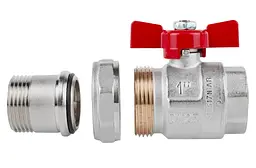 Кран кульовий "Американка" Icma 1" прямий №347 (87347AF11) - мініатюра 4