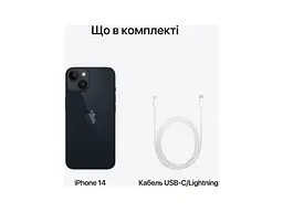 Смартфон Apple IPhone 14 256GB Midnight (MPVX3) - мініатюра 5