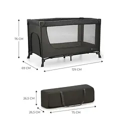 Ліжко-манеж Kinderkraft Joy Light Grey (KLJOYLIGRY00000) - мініатюра 6