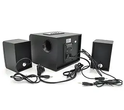 Комп'ютерні колонки Kisonli TM-8000A 2.1 Bluetooth AUX FM 5W+2x3W - мініатюра 3