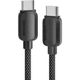 Кабель Essager Breeze USB Type-C - USB Type-C (M/M), 100W, 2 м Blue (EXCTT1-WLA03-P)