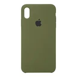 Чехол-накладка силиконовый противоударный для Apple iPhone X/XS, панель с защитой всего корпуса, софт-тач, virid green, ArmorStandart (ARM54450)