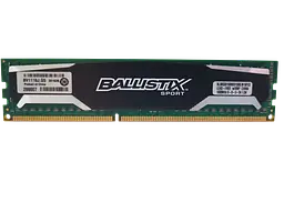 Оперативна пам'ять Crucial 8GB DDR3 1600MHz Basllistix Sport (BLS8G3D1609DS1S00.16FED) Б/В