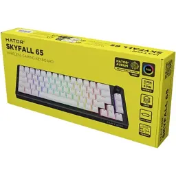 Клавіатура Hator Skyfall 65 Aurum Sterling RGB Wireless/Bluetooth/USB UA Black/White (HTK3160UA) - мініатюра 7