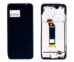 Дисплей Xiaomi Poco M5/ Poco M4 5G/ Redmi 10 5G/ Note 11E 5G чорний + рамка
