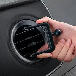 Тримач Baseus Metal Age II Gravity Car Mount (Round Air Vent Version) (SUJS030001) - мініатюра 6