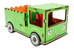 Конструктор Puz-00929 "Вантажівка" дерев'яний, 37 дит., розмір 8,7 х15х 8,2 см PuzzleOK - мініатюра 3