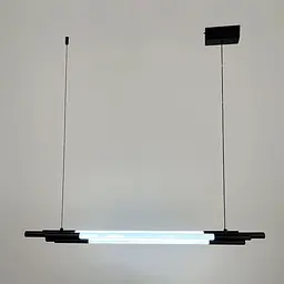 Чорний трубчастий LED світильник у корпусі 90 см | Line F | Арт. MJ351-900L BK - мініатюра 3