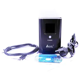 Джерело безперебійного живлення SVC 1000 ВА / 600 Вт / 9 А*ч (VP-1000-LCD) - мініатюра 4